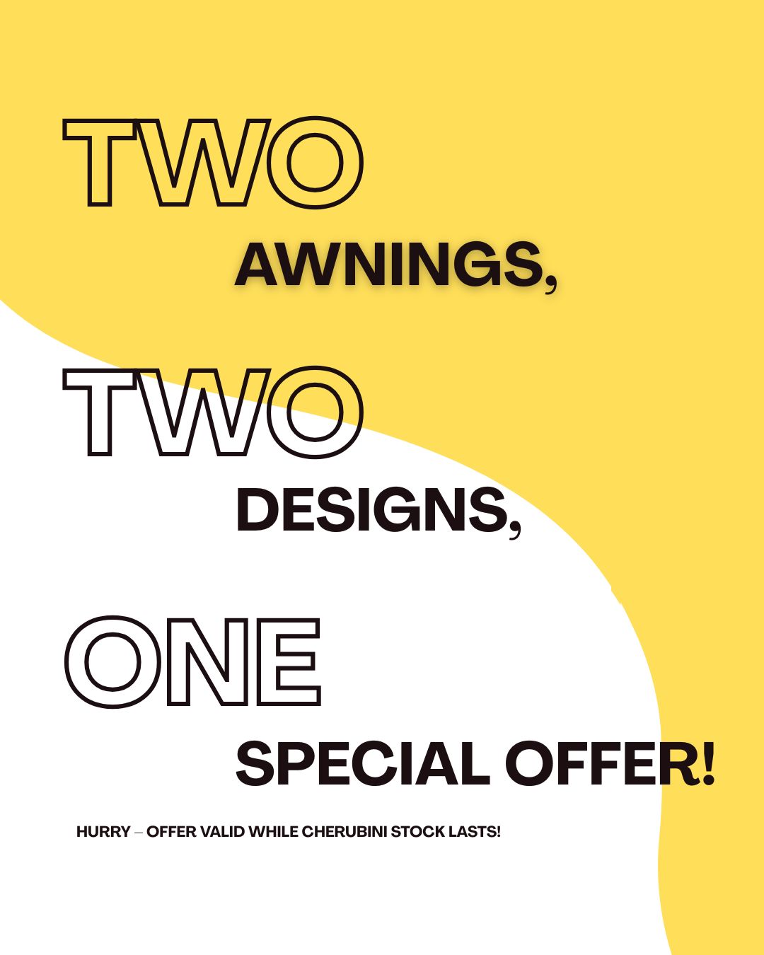 Free motorisation on Gaviota awnings