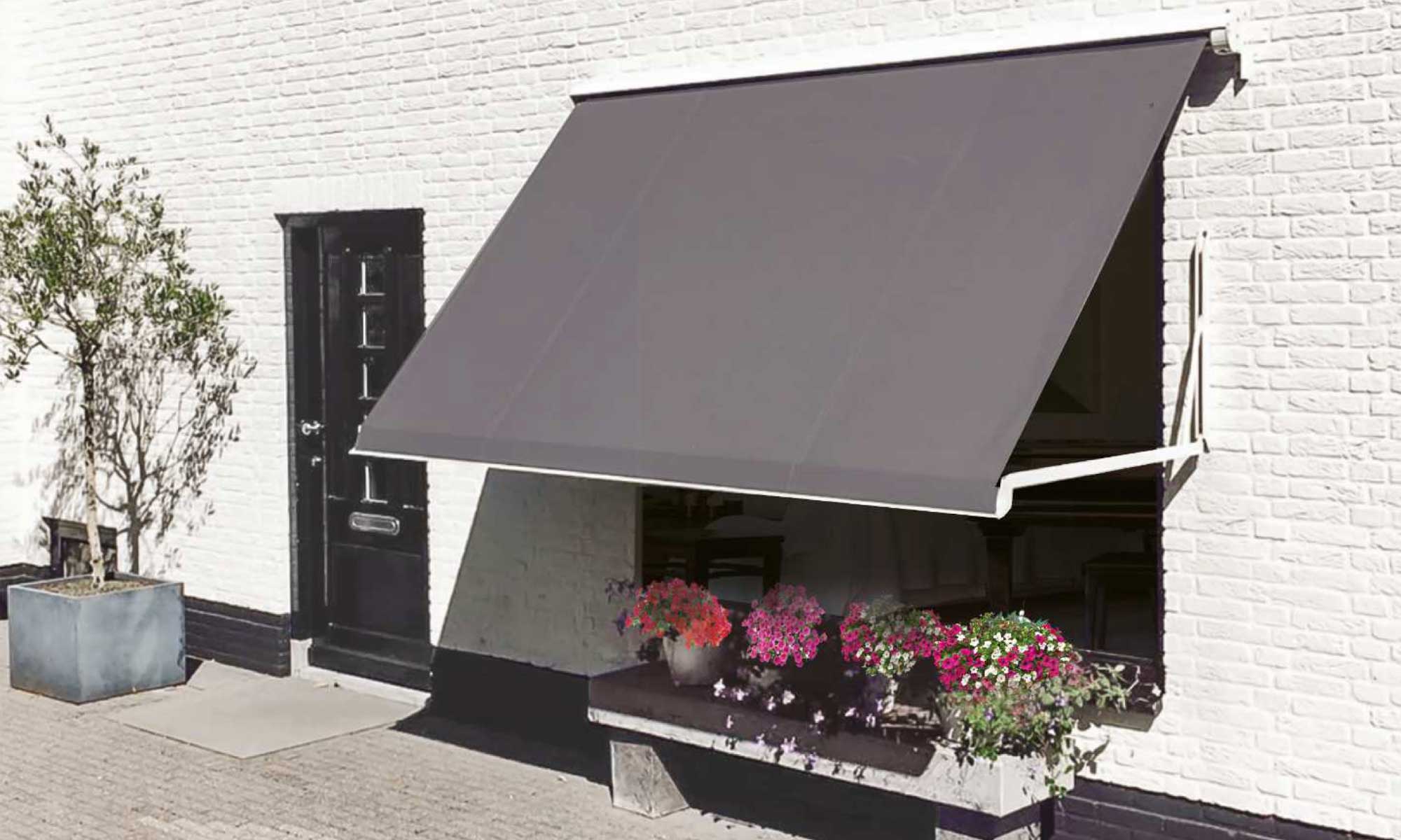 Luxaflex drop arm awnings