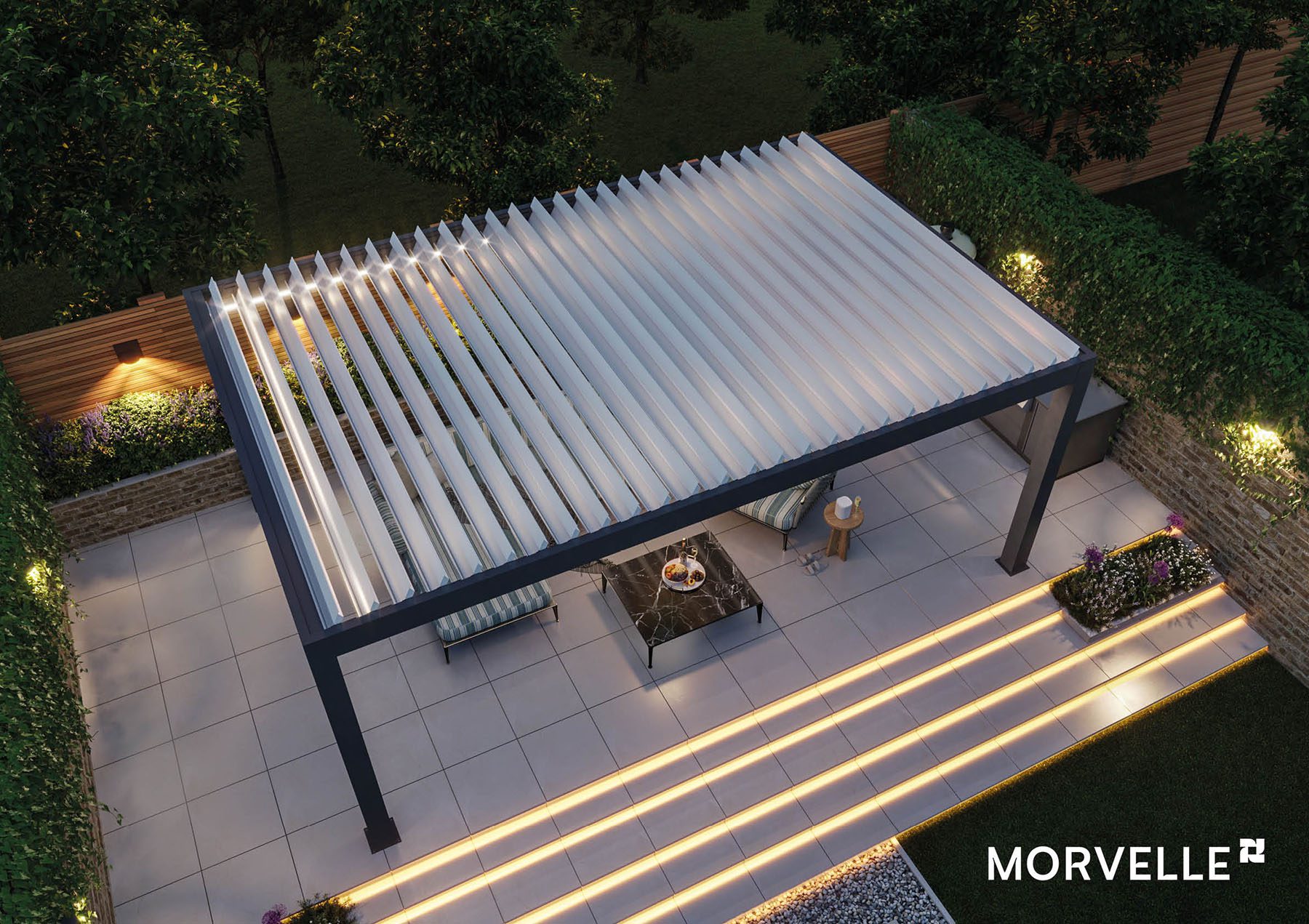 Morvelle Bioclimatic Pergola