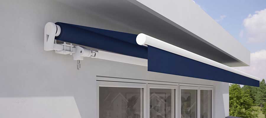 Markilux 1300 Awning with adjustable pitch